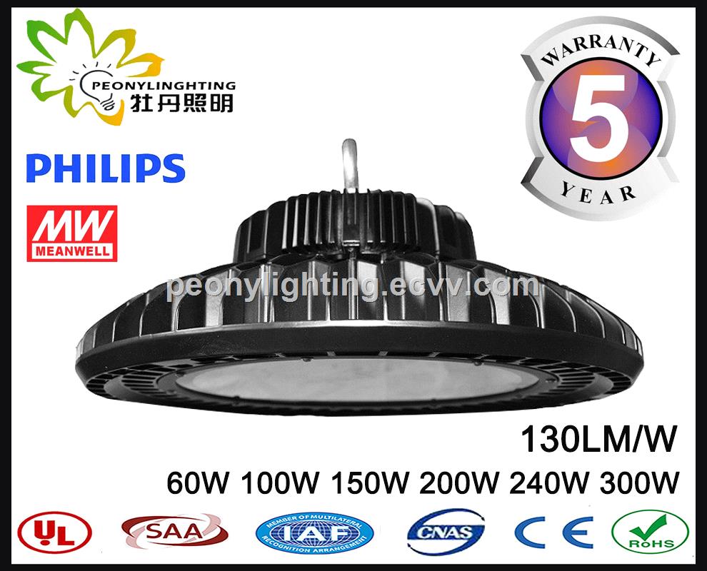 Good quality high lumen industrial ip65 60W to 300W ufo led high bay light