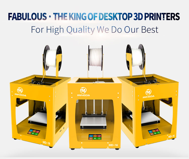 2018 Newst Desktop FDM 3D Printer Machine with Touch Screen