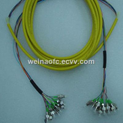 Fiber Optic Patch Cord FC ST SC LC MTRJ MU Cable breakout bundle 12 cores