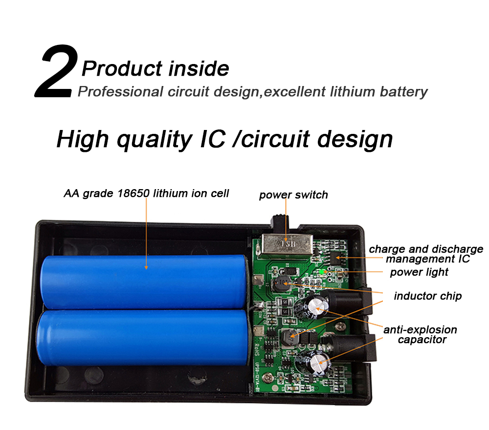 18650 ups power lithium ion batterybased power source ups for security devices