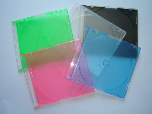 CD Case CD Box CD Cover 52mm Silm with Colour Tray YPE501