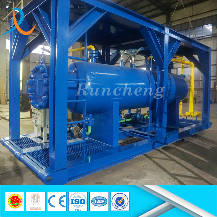China manufacturer threephase gravity oil gas water filter separator gas well testing 3phase separator