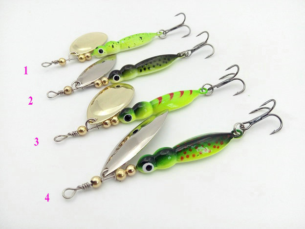 15g Spinner Fishing Lures Metal Lures Fishing Tackle Artificial Insect lures