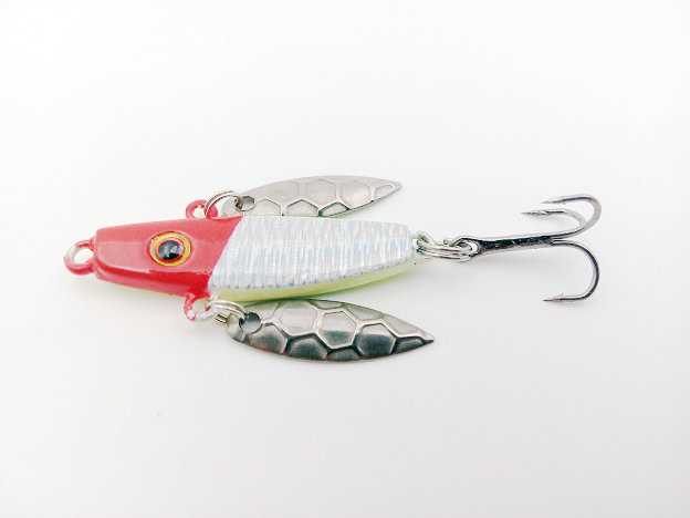 50mm7g Ice Fishing Jig Lure 4Color for Option with High Quality Artificial Insect Lure