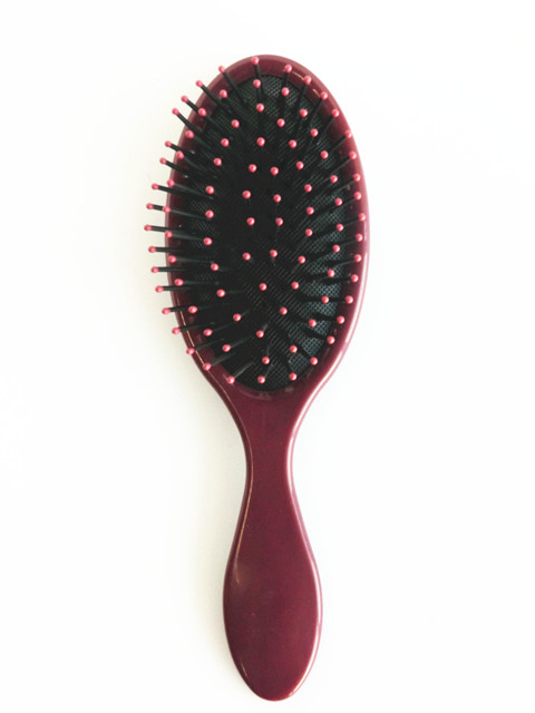 Portable daily care hair brushes for scalp massage