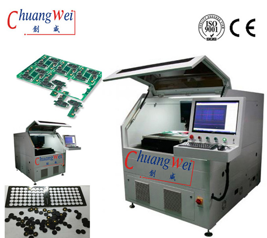 Printed Circuit Board Flexiable Printed Circuit Depanelizer Machine with Laser Scanning Speed 2500mms