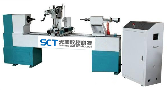China CNC wood turning lathe machine for wood crafts