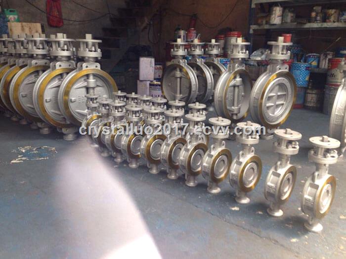 TANA wafer type Stainless steel CF8 triple offset butterfly Valve PN10