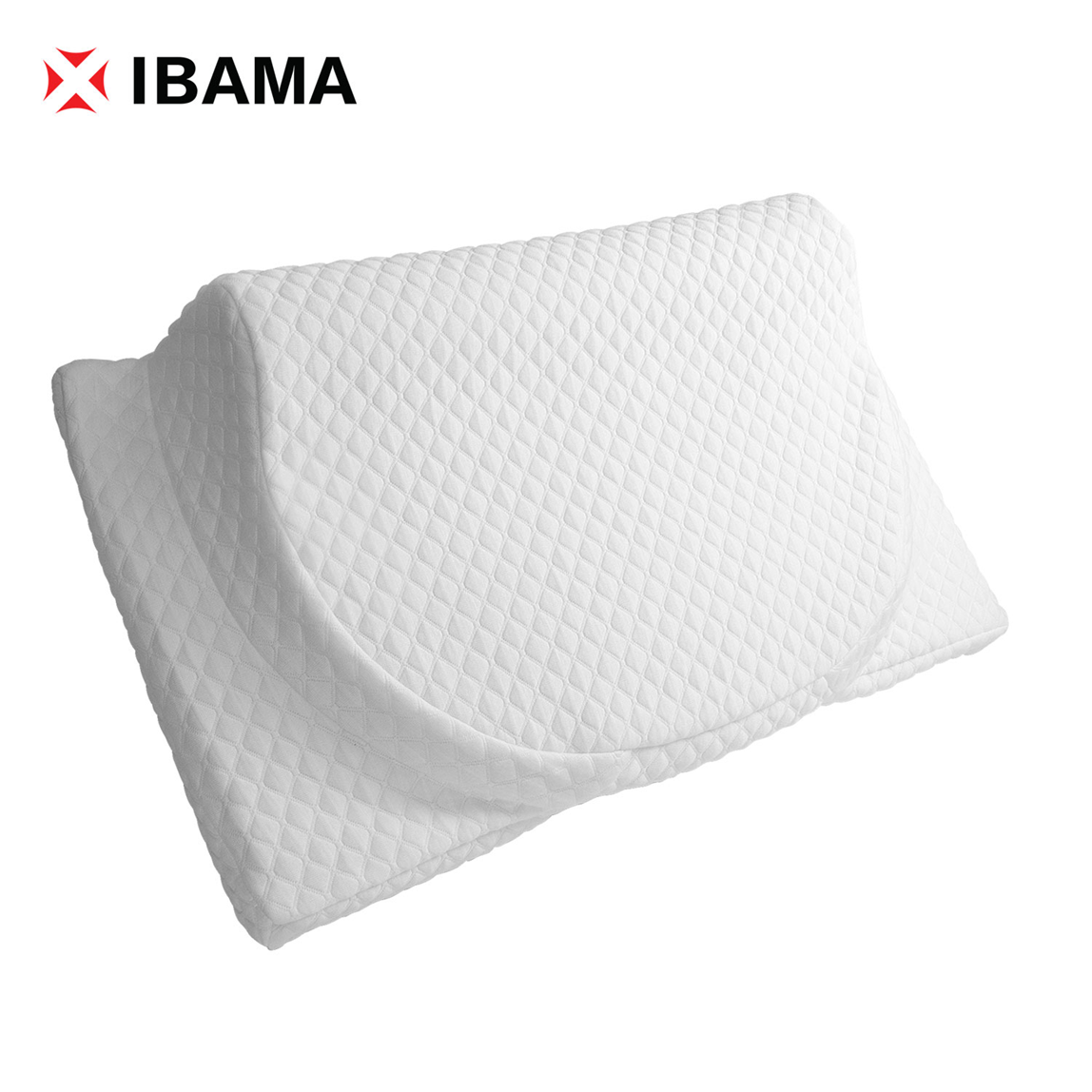 IBAMA Blood and Spirit Active Oxygen Ergonomic Memory Foam Pillow with Cool Gel Adjustable Height and Helps You Sleep B