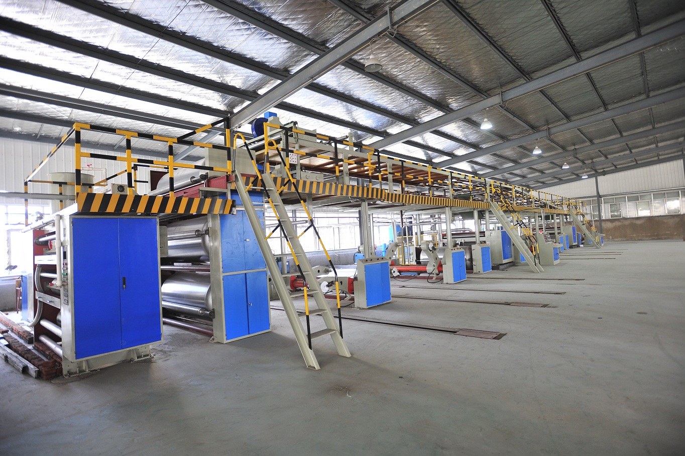 5Ply Complete Rigid Corrugated Cardboard Production LineCorrugation Machine Price