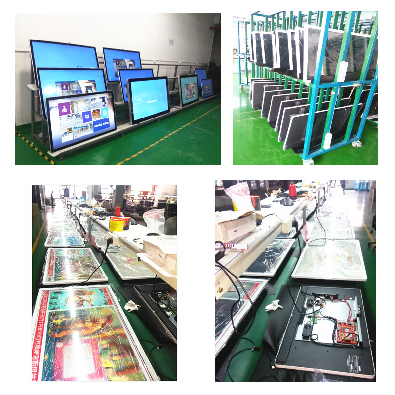 22 98 Indoor Wall Mounted LCD DIGITAL SIGNAGE Customized for Multimedia Advertising Player Display High Brightness
