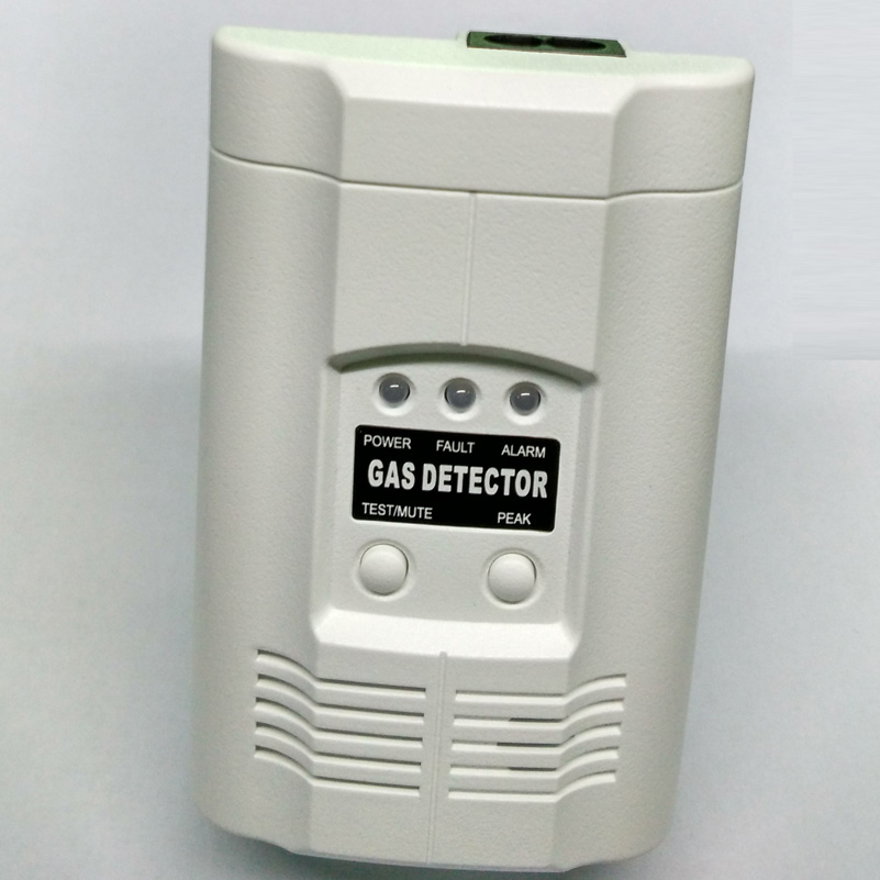 AC220V powered Combustible Gas Detector LPG LNG Gas Alarm Sensor for single station use