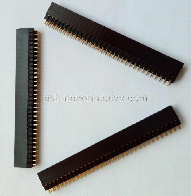 64Pins PC104 socket strip equivalent Samtec connector 254mm H83 Straight Type