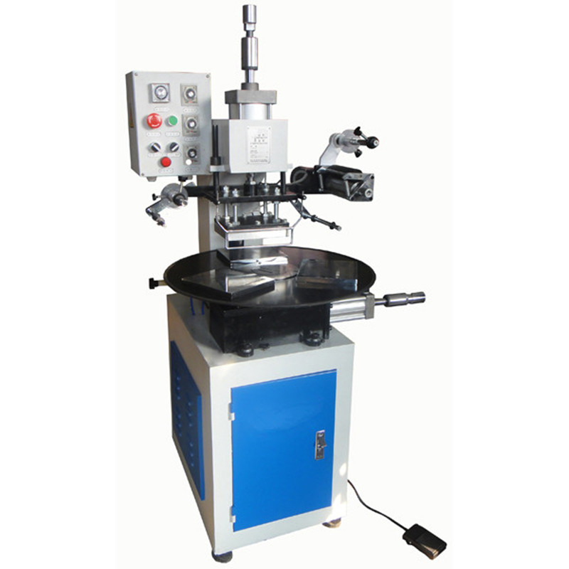 TAM905 rotary table Pneumatic hot foil stamping machine for leather