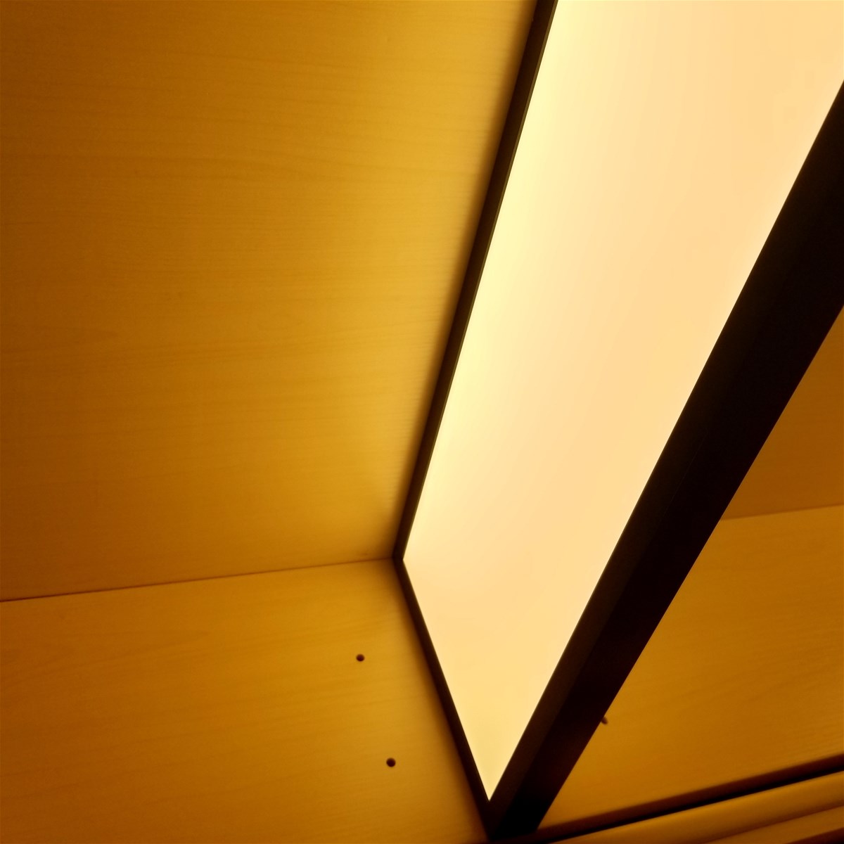 LED Under Cabinet Light Laminate Wooden Shelf Light
