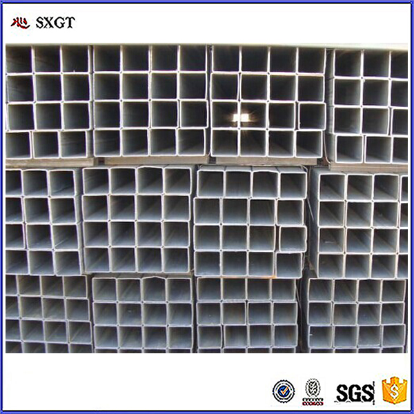 pre galvanized square tubes rectangle steel pipe and pipes