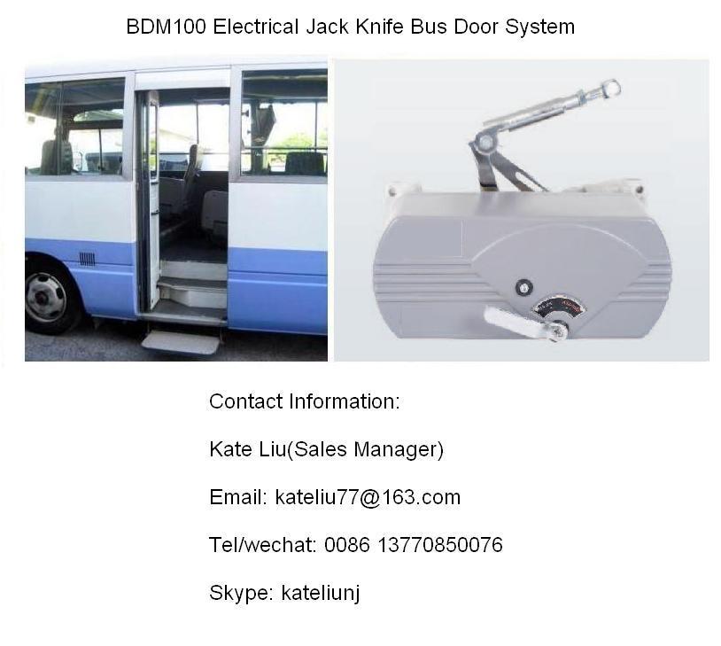 Electrical Jack Knife Bus Door SystemBDM100