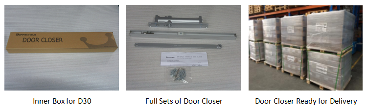 D30 UL Listed Concealed Hidden Sliding Arm Door Closers for 4065kg door
