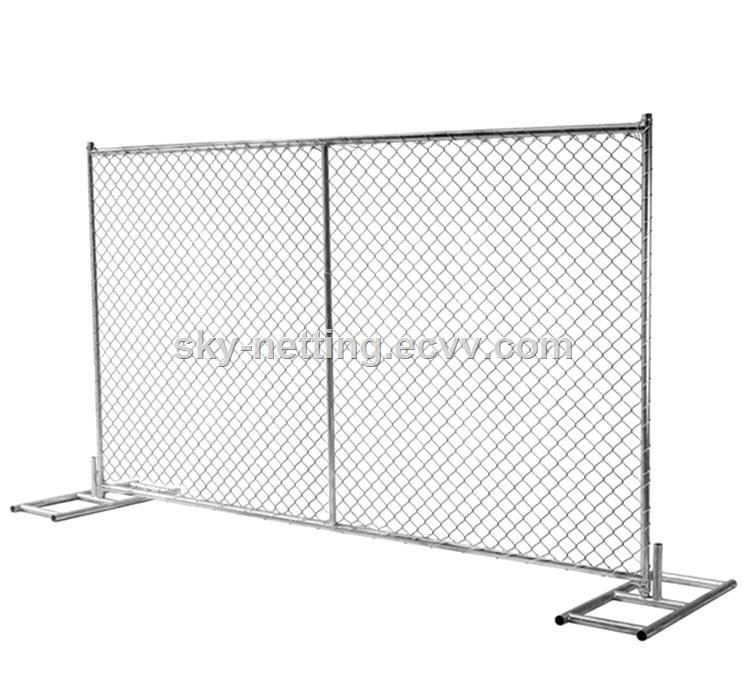 612 feet American market galvanized temporary chain link fence