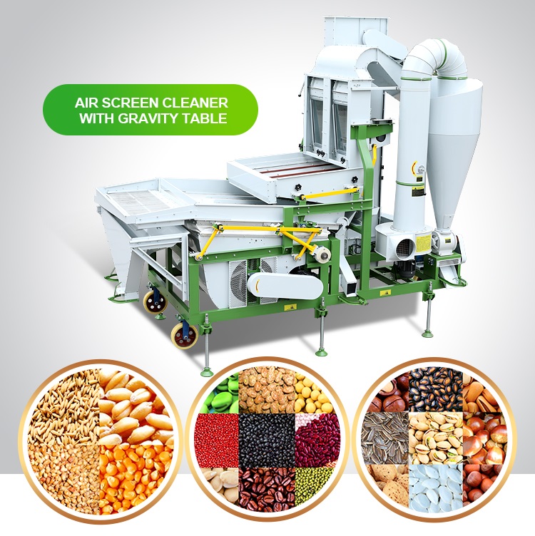 Seed bulk grain cleaning machine