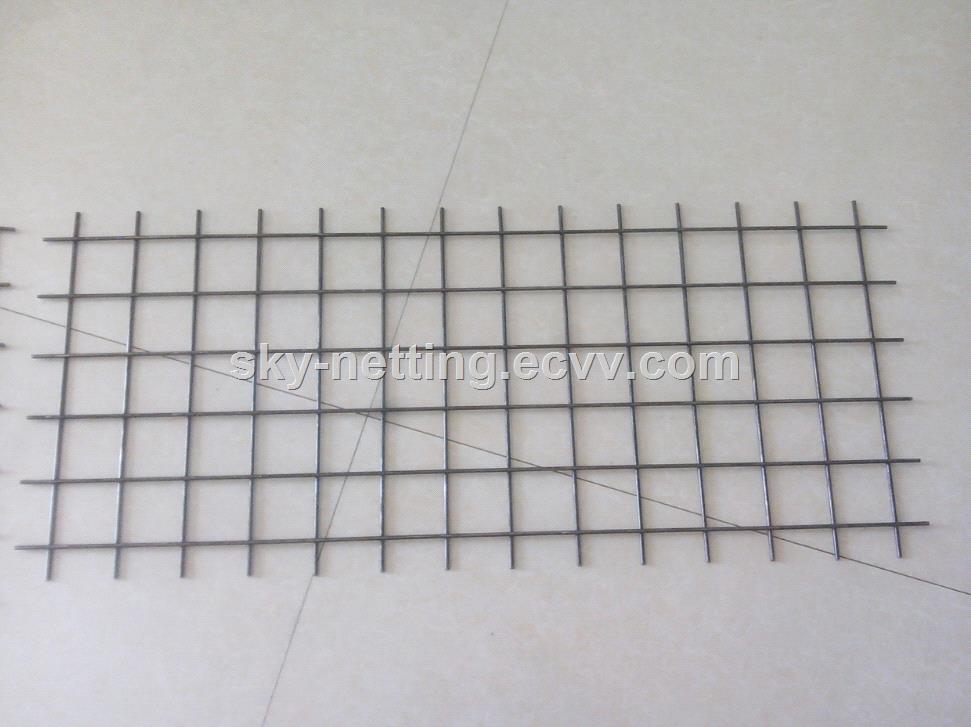 Israel 570450 mm black welded wire mesh fence panel