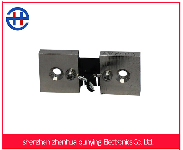 Factory direct sale FL2F 75A 25mV nickel plating shunt resistor with stranding line