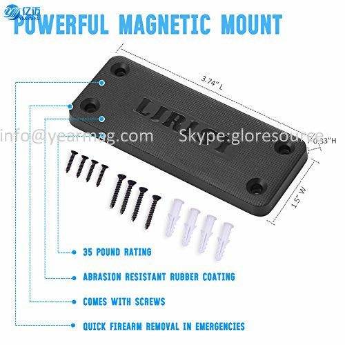 Strong pull force magnetic gun holder mounting magnet pen holder neodymium magnet
