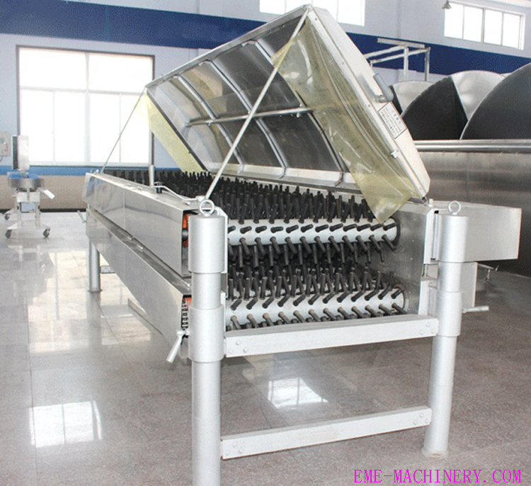 Poultry Carcass Horizontal Plucking Machine