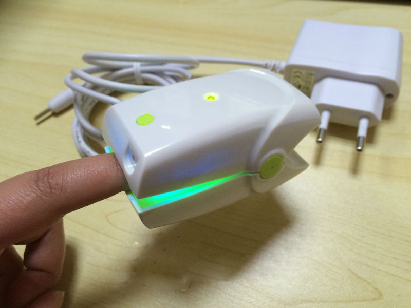Nail fungus laser therapy device