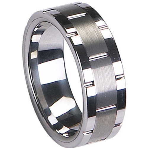 Tungsten Carbide Wedding Band Ring