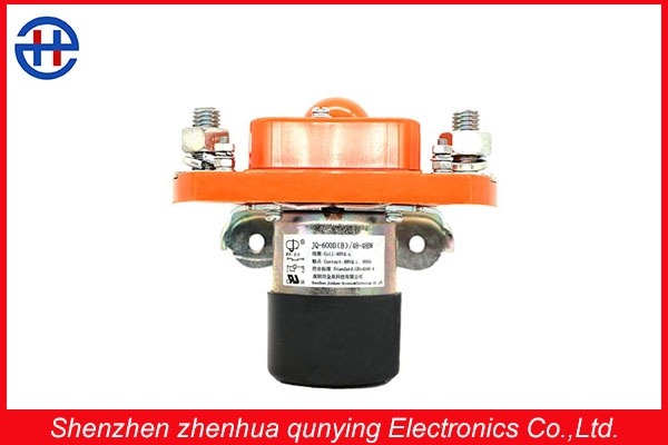 continuous 600a normally closed single coil switching an electrical power circuit DC contactor used in communication