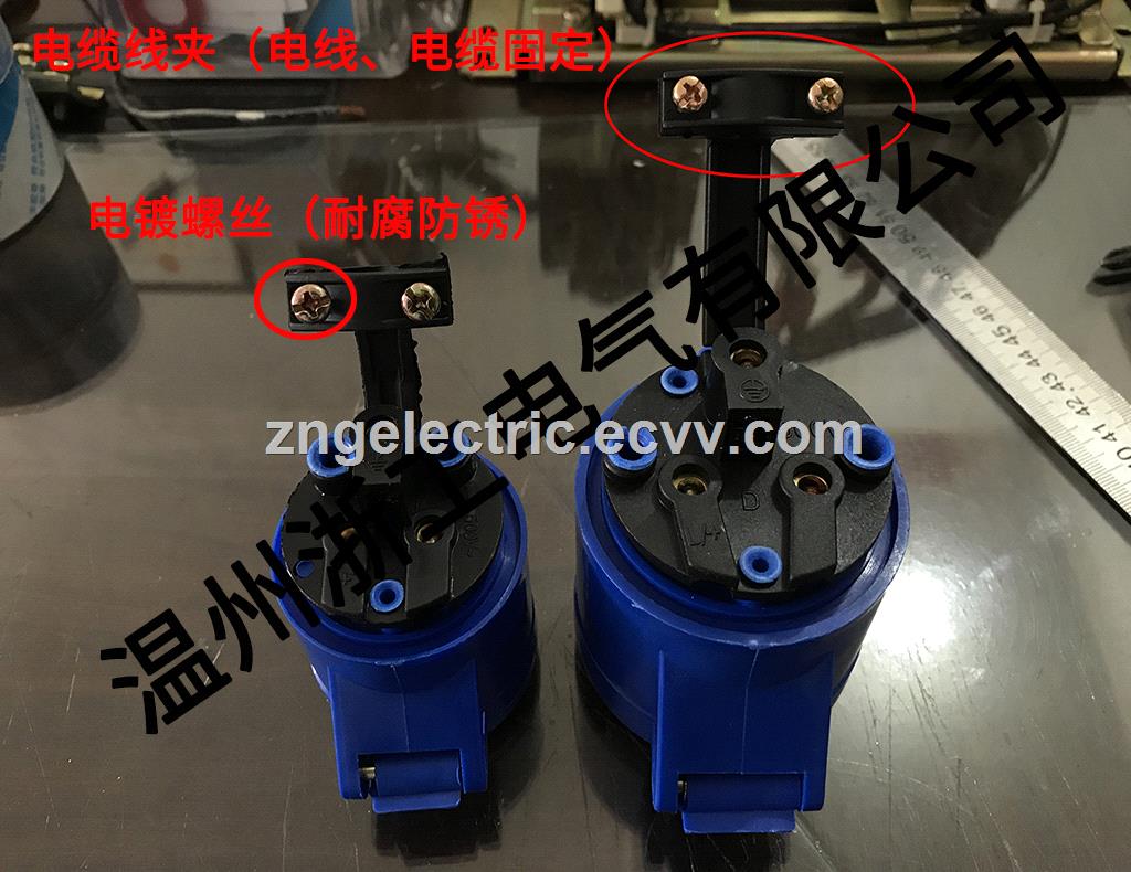 Industrial Connector 32A 2PPE 220V industrial socket portable