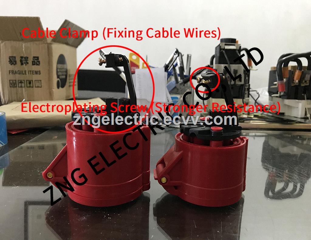 Multifunctional industrial plug and socket 3way splitter 32A5P
