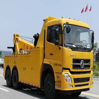 6 X 4 Dongfeng WRECKER Truck 16 To 50 Tons