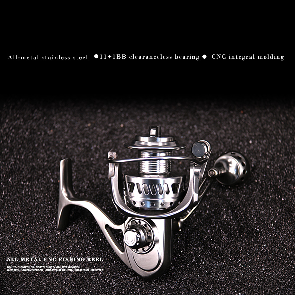 DEUKIO Fishing Reel Full Metal 111 BB Stainless Steel Spinning Fishing Wheel Tackle MC3000
