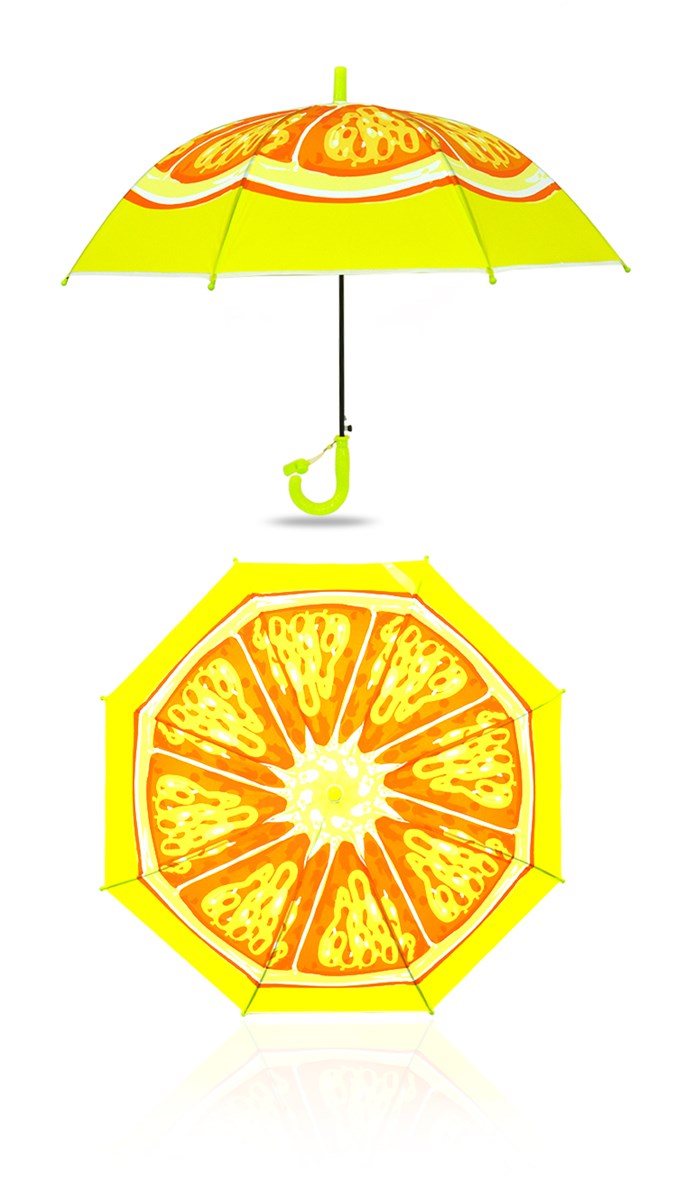 RST Real Star child cartoon fancy kids umbrella with whistle custom decoration children umbrella for boys and girls