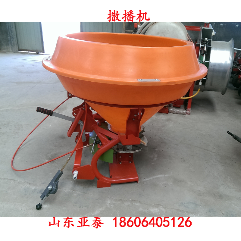 fertilizer spreader with tractor spreader for farm equipment