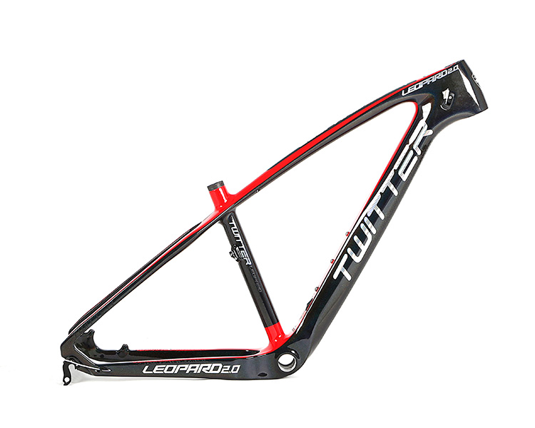 Direct bike factory China accept small order 26275TWITTER LEOPARD Carbon racing mountain bike frame