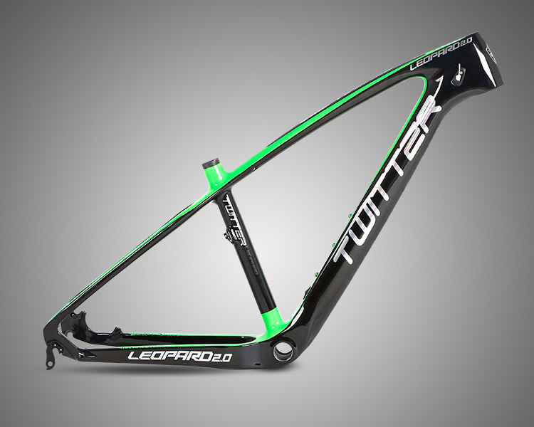 Direct bike factory China accept small order 26275TWITTER LEOPARD Carbon racing mountain bike frame