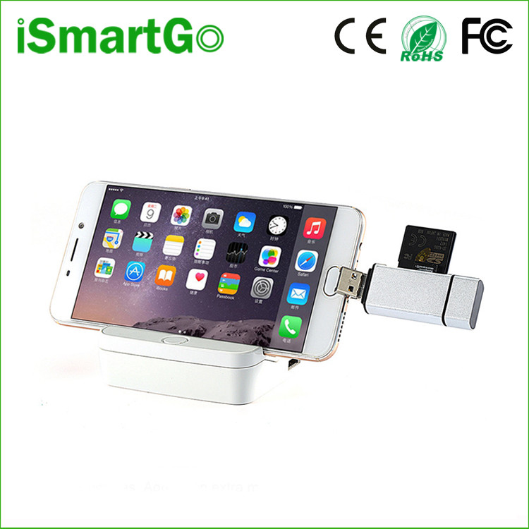 3 in 1 USB MicroUSB Type C Card Reader for SDTF Cards