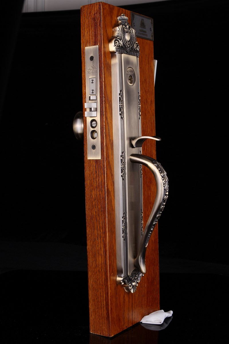 Solid Brass mortise door handle door Lock W16