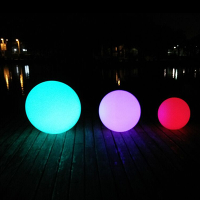 most Popular RGB LED Ball for Swimming PoolGarden Decoration Other Event At Night