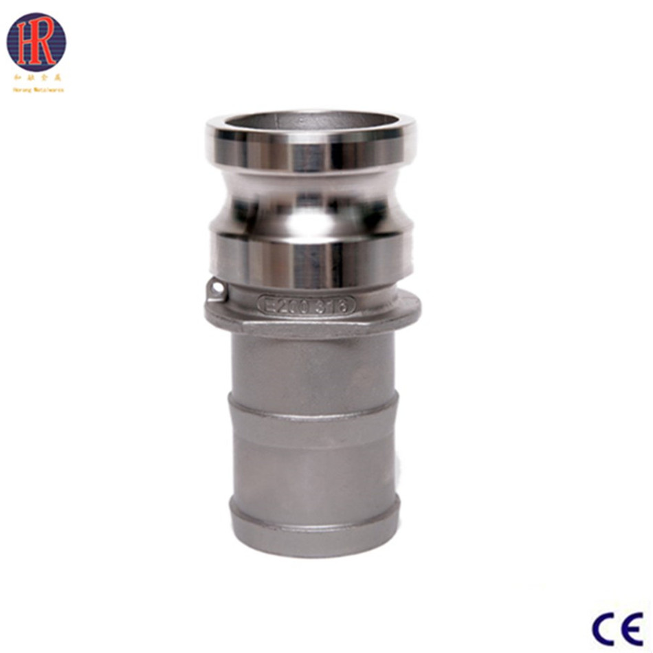 Stainless Steel BSPT NPT Thread Camlock Coupling Type E