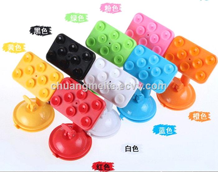 Ecofriendly new style silicone sucker phones cases holder suction cup