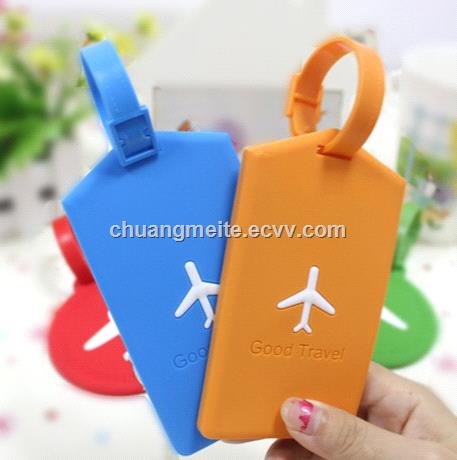 Fashion Ecofriendly luggage silicone tag bag parts accessories