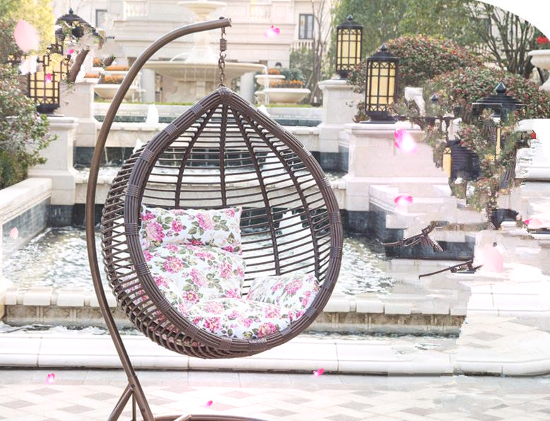 Patio Hanging PE Woven Swing Hanging Chair