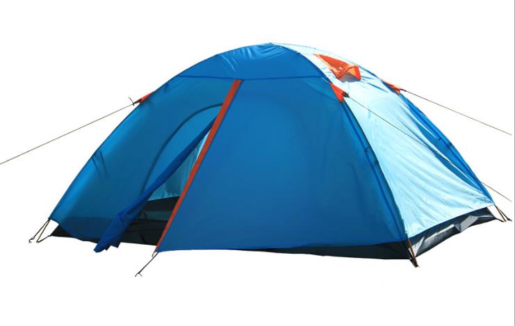 double layers waterproof camping tents 2 person high quality sun protection