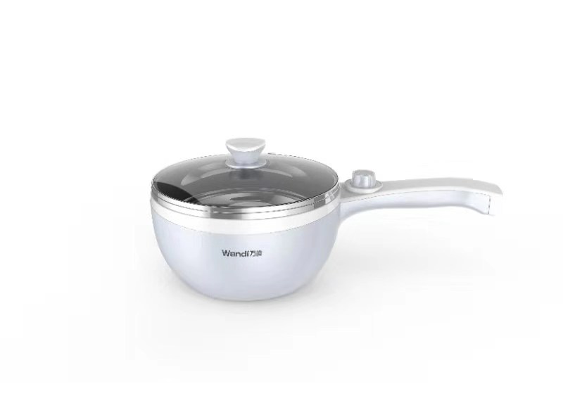 WD8615 Doublelayer Stainless Steel Noodle Pot with Double adjusting button
