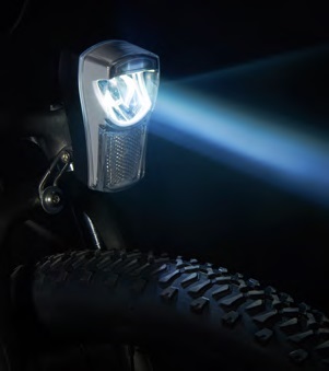 1 Watt LED Bicycle Front Fork Head Light with built reflectorHLT012