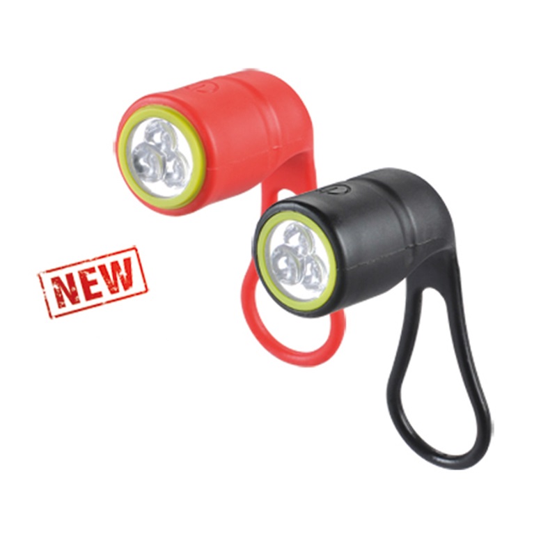 Silicon 3 White LED Bicycle Rear Light